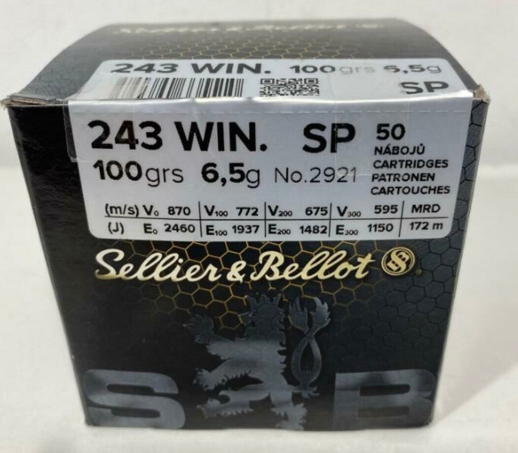 Sellier & Bellot  243 Soft Point 100grs