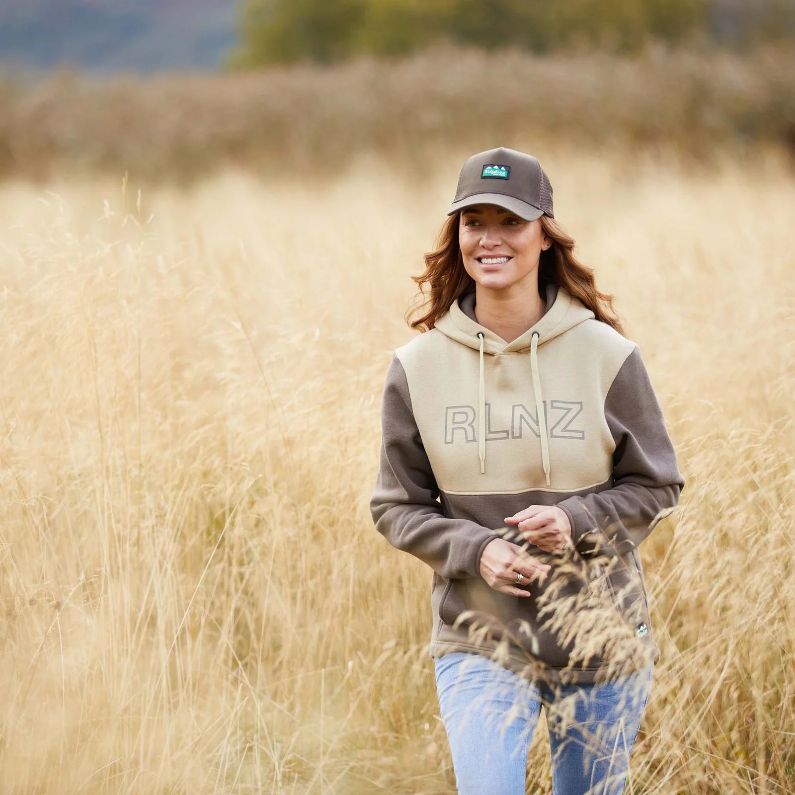 Ridgeline Ladies South Island Hoodie - Light Bark Mix