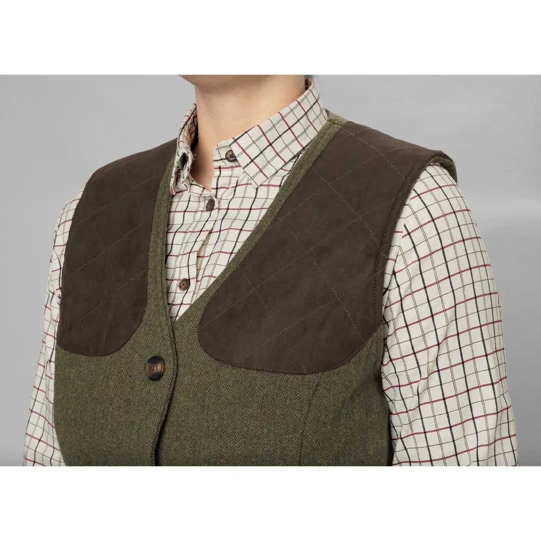 Seeland Women's Hillside Harriet Waistcoat - Moss Green