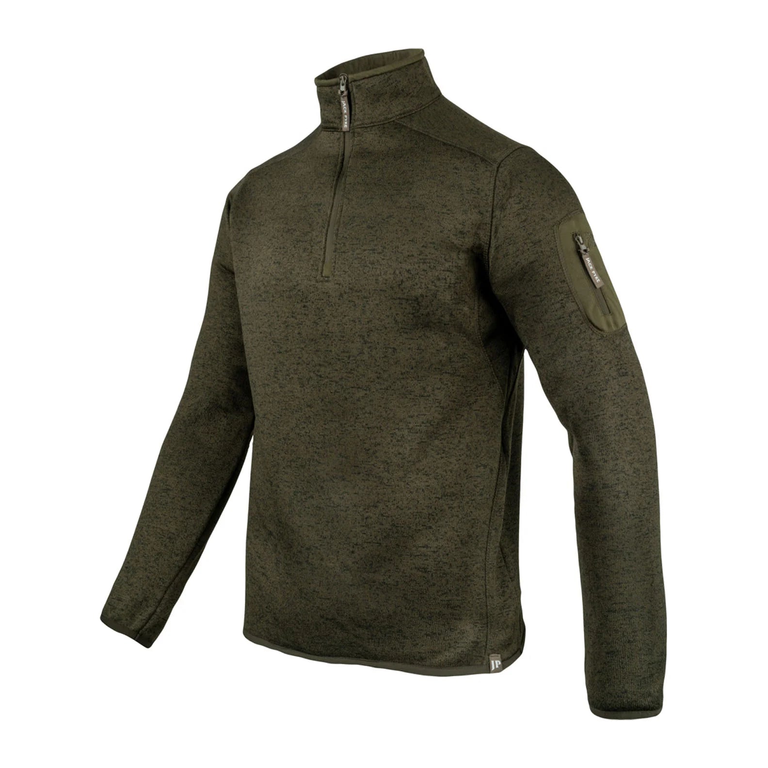 Jack Pyke Melange Quarter Zip Fleece - Green