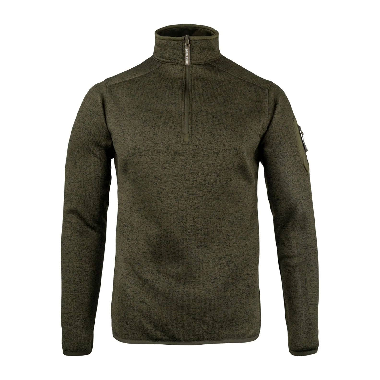 Jack Pyke Melange Quarter Zip Fleece - Green