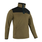 Jack Pyke Snap Neck Fleece Top - Dark Mustard