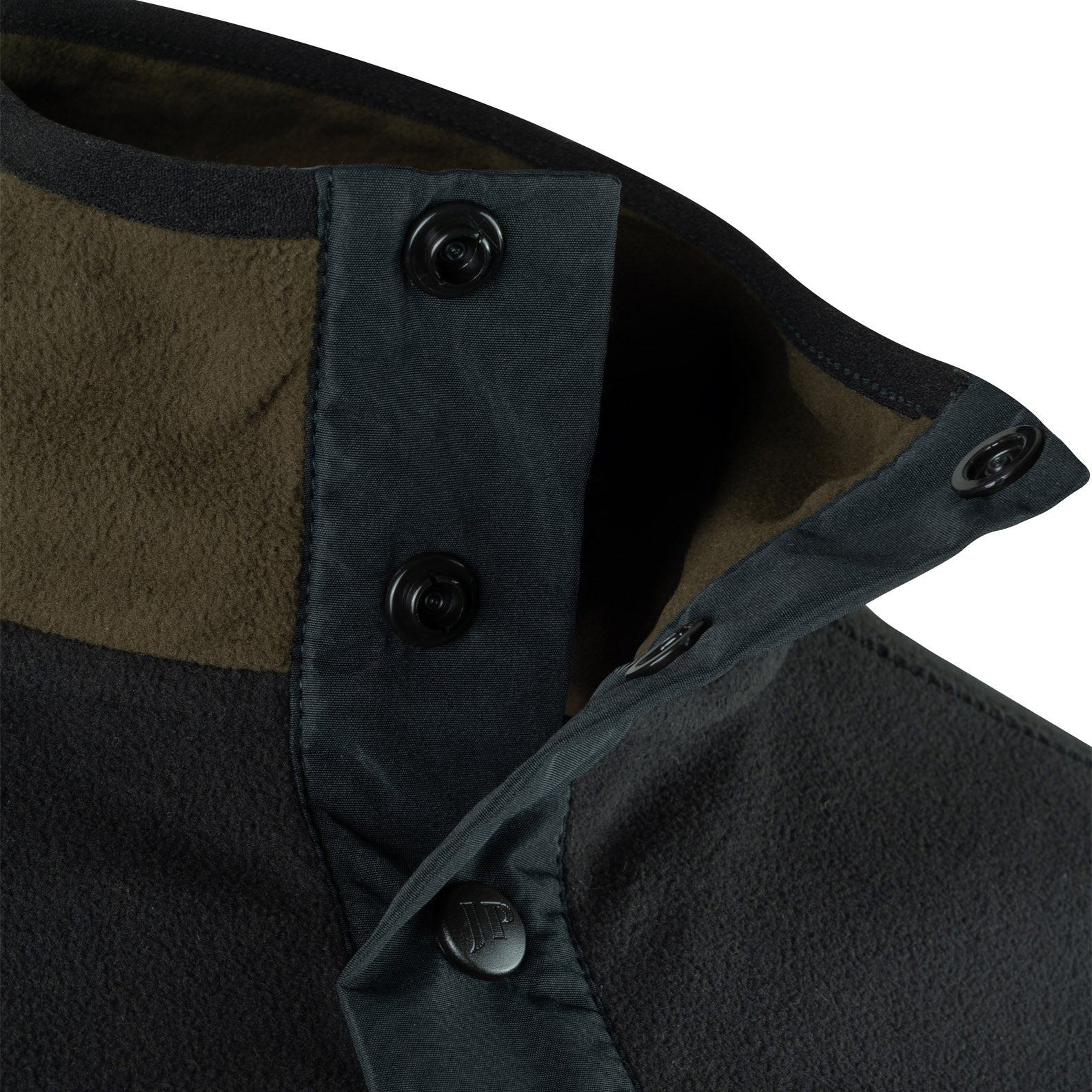 Jack Pyke Snap Neck Fleece Top - Dark Olive