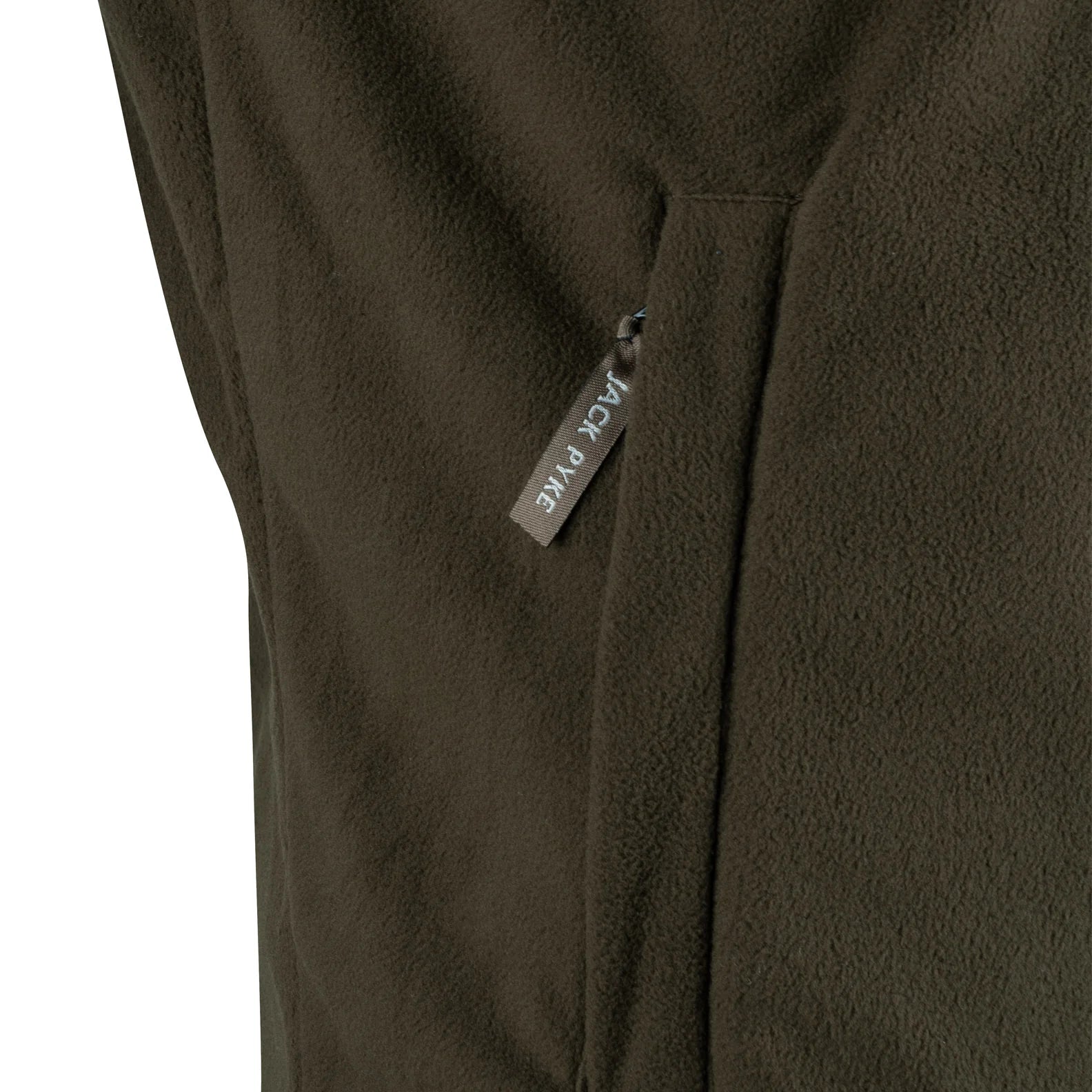 Jack Pyke Snap Neck Fleece Top - Dark Olive