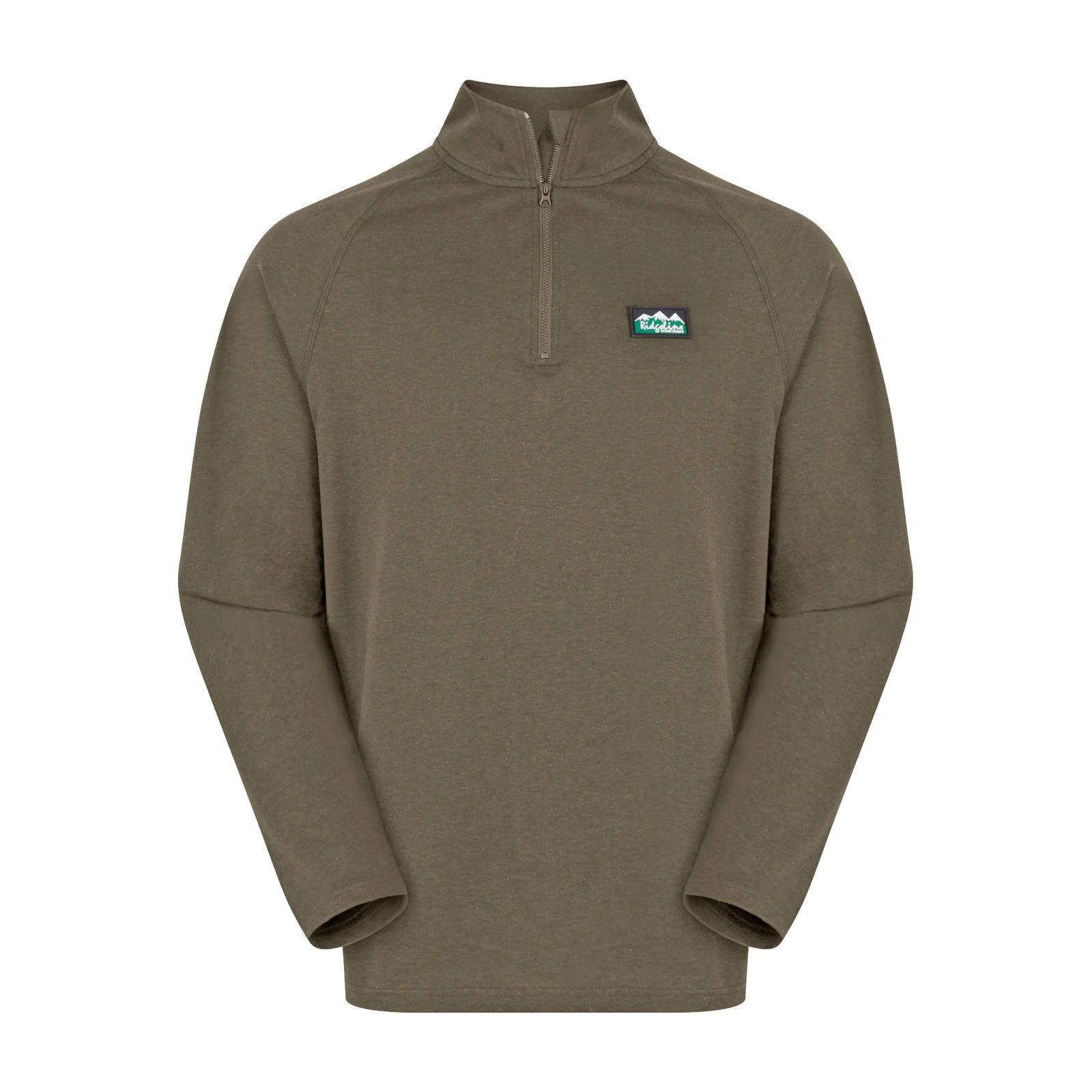 Ridgeline Baseline Pull-on Zip Top - Light Bark Marl