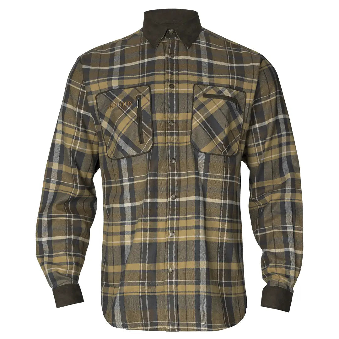 Harkila Pajala Shirt - Antique Bronze Check