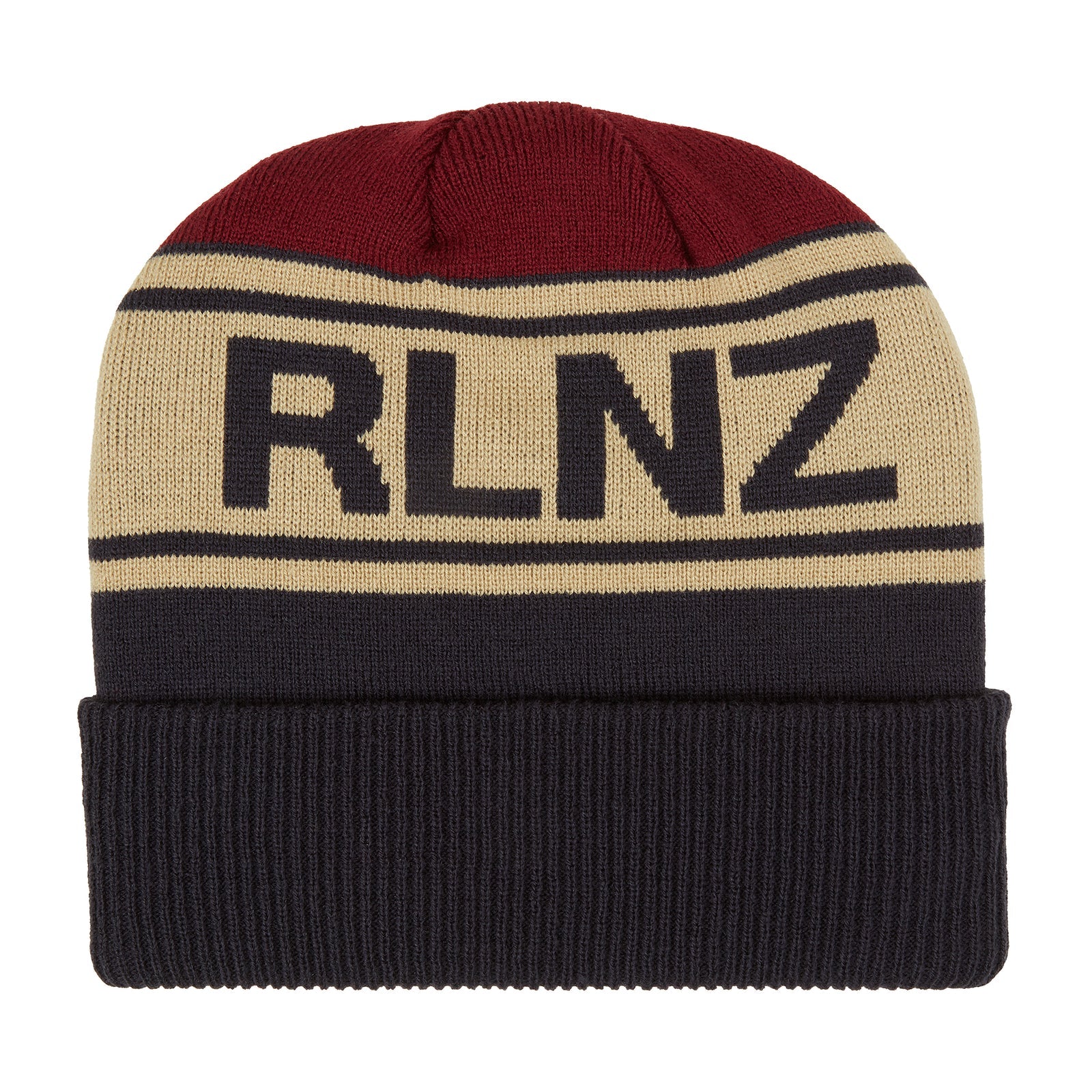 Ridgeline RLNZ Knitted Beanie - Navy Multi