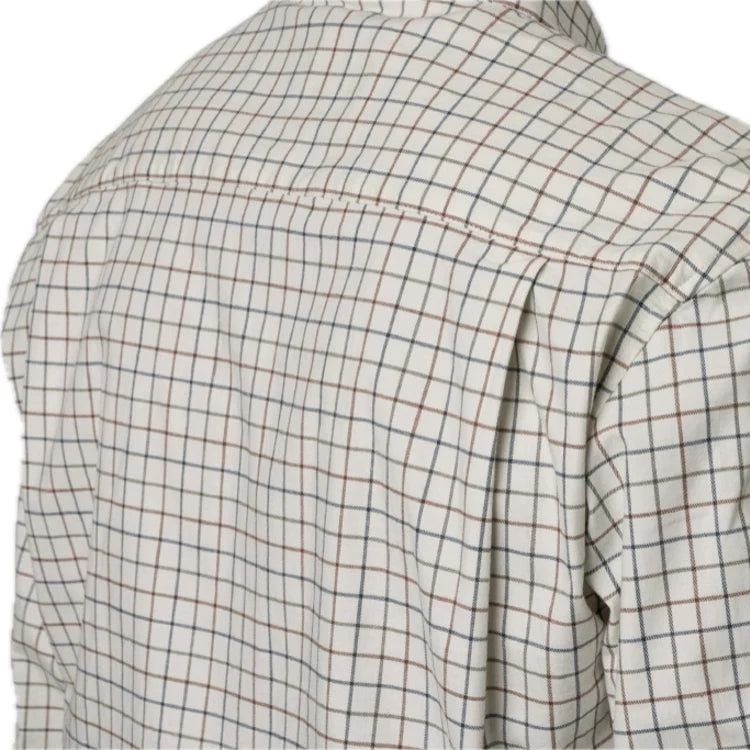 Seeland Oxford Shooting Shirt - Grape Leaf/Terracotta Check