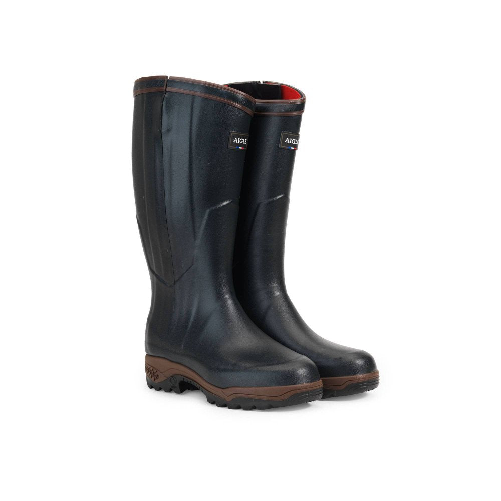 Aigle Parcours 2 ISO Open Zip Wellington Boots - Bronze