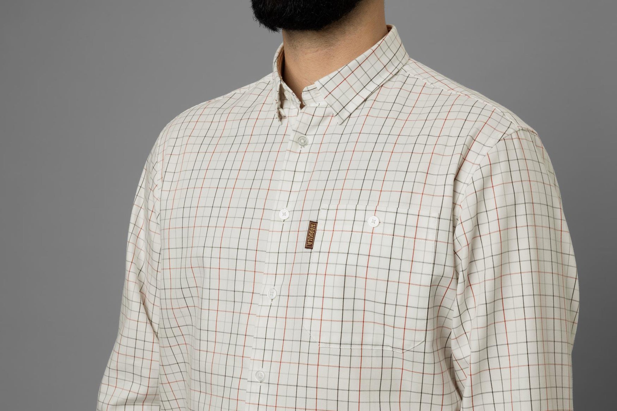 Harkila Allerston Shirt - Bloodstone Red/White Check