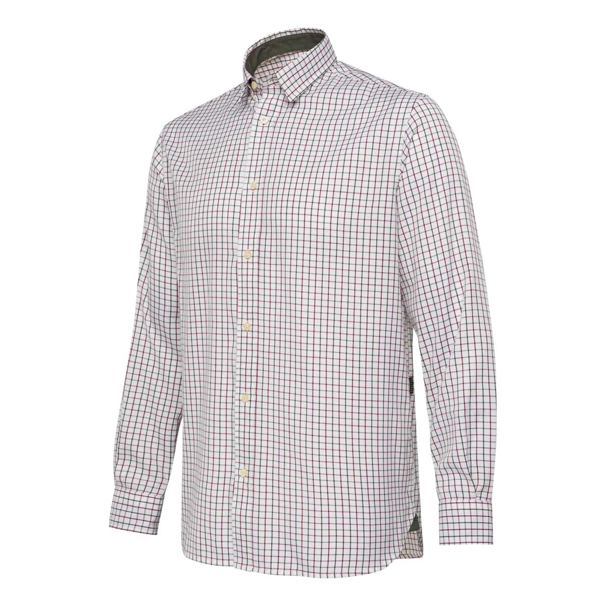 Beretta Charlow Shirt - White & Green Check