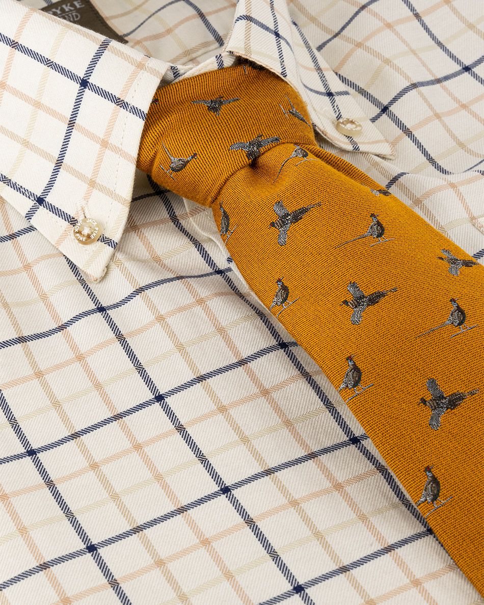 Jack Pyke Silk Pheasant Tie - Mustard