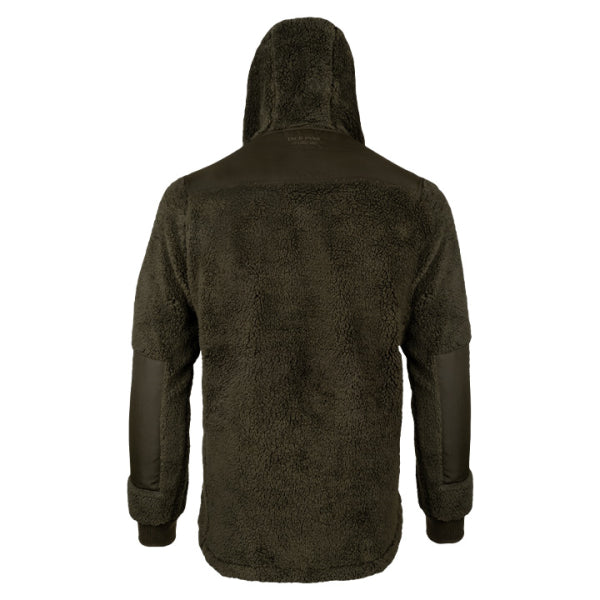 Jack Pyke Sherpa Fleece Hoodie - Dark Olive