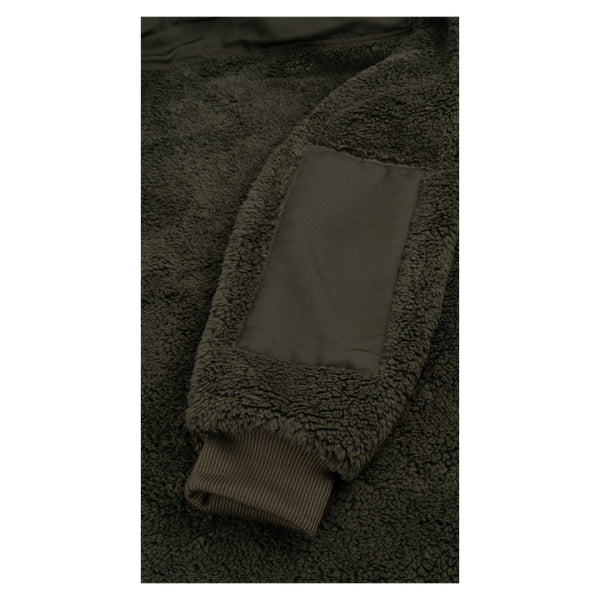 Jack Pyke Sherpa Fleece Hoodie - Dark Olive