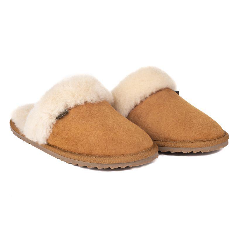 Le Chameau Ladies Mule Maison Slippers - Tan