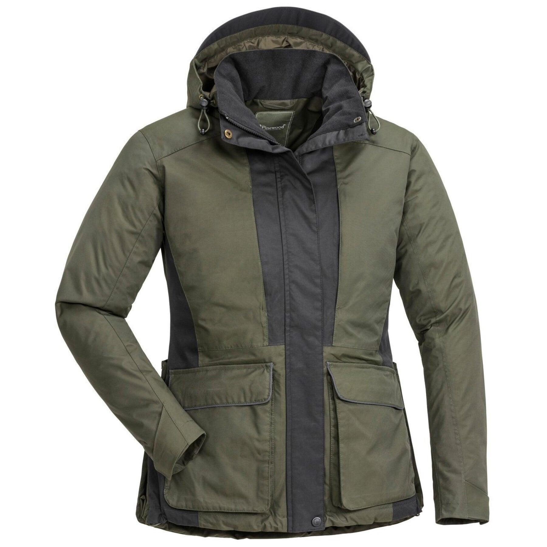 Pinewood Women's Dog Sports 2.0 Jacket - Moss Green/Black