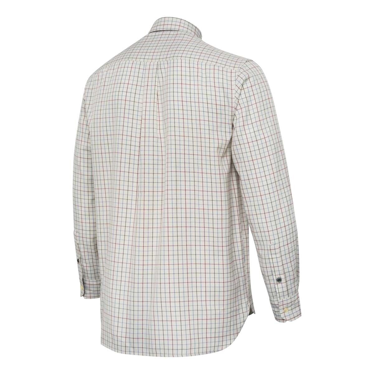 Beretta Charlow Shirt - Ivory & Blue Check