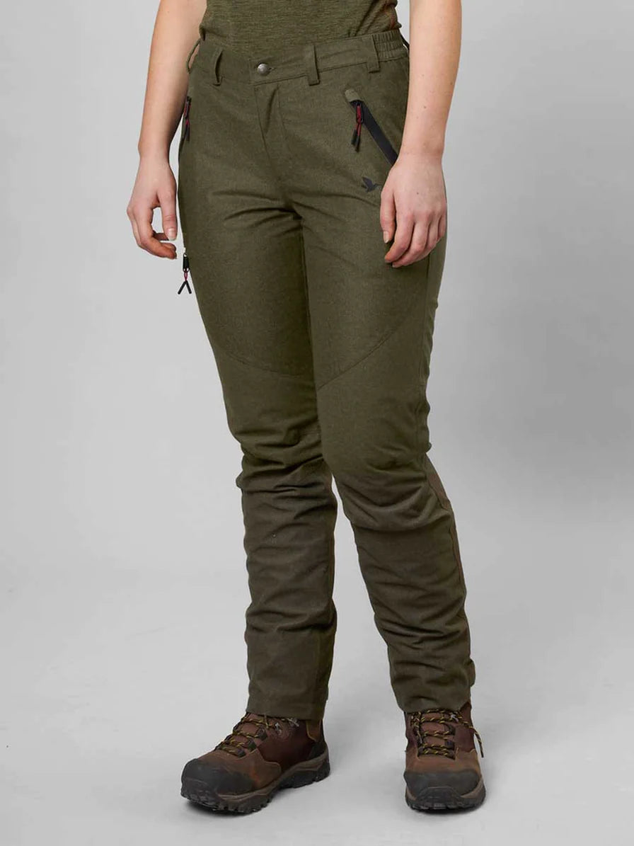Seeland Women's Avail Trousers - Pine Green Melange