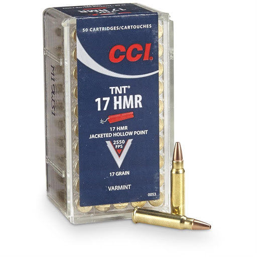 CCI 17 HMR Jacketed Hollow Point 17 Grain