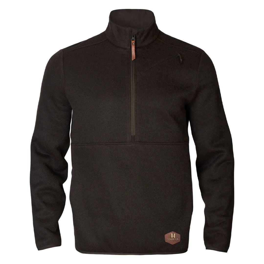 Harkila Men's Metso Half Zip - Shadow Brown