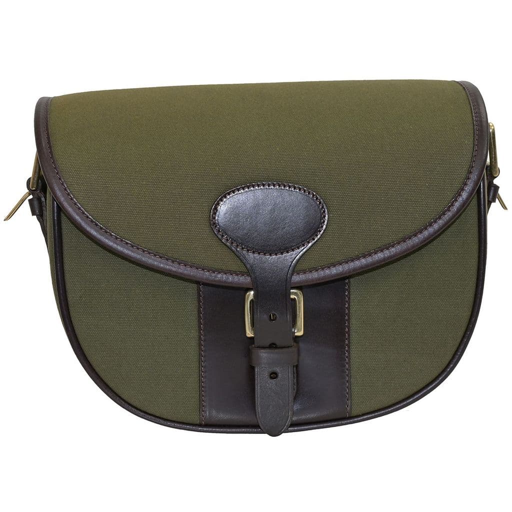 GMK Stockbridge Canvas & Leather Cartridge Bag - Green