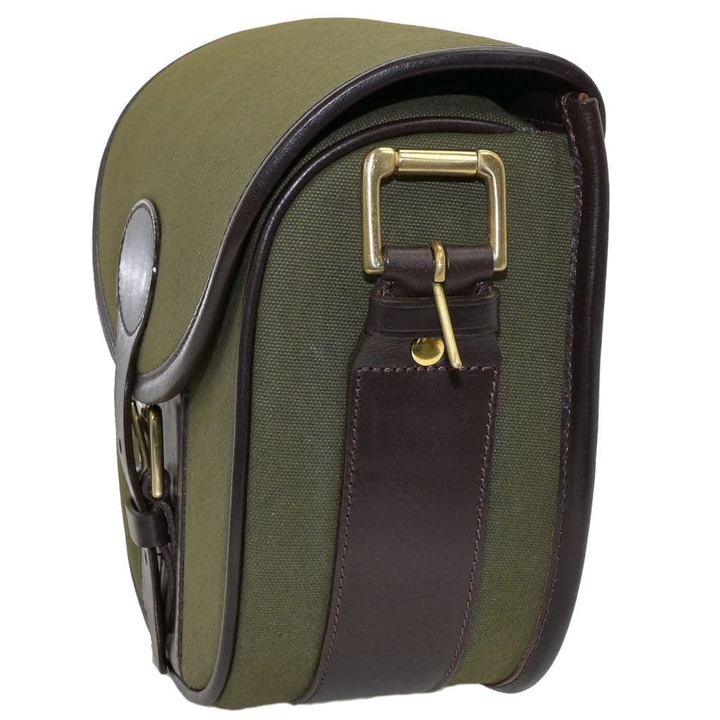 GMK Stockbridge Canvas & Leather Cartridge Bag - Green