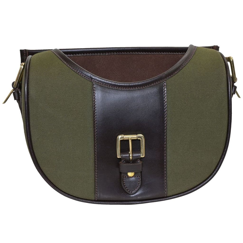 GMK Stockbridge Canvas & Leather Cartridge Bag - Green