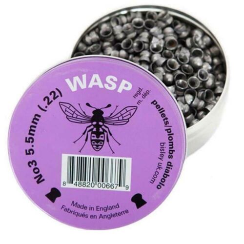 WASP .22 Pellets x 400 Tin 5.5mm